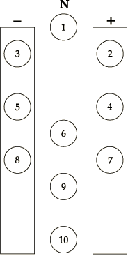 Las tres columnas del Arbol de la Vida: activa, pasiva y neutra.