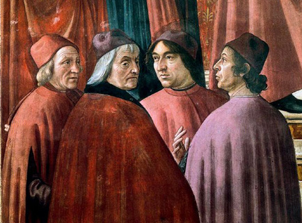 Marsilio Ficino, Cristóforo Landino, Angelo Poliziano