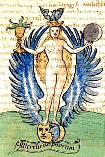 Ánima Mundi en un manuscrito alquímico del siglo XVI