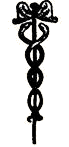 Caduceo de Mercurio, arte romano