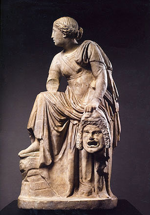 Melpómene, Musa de la Tragedia. Siglo I d. C.