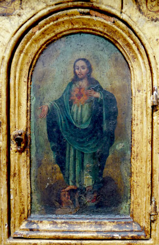 Corazón de Jesús. Puerta de sagrario, s. XVII.