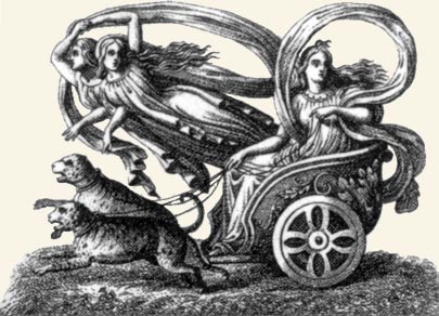 La dios Freya de la mitología escandinava