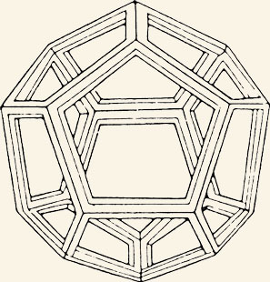 Geometria. Sólido regular, el dodecaedro