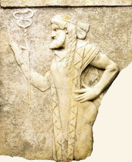 Hermes con su caduceo (viejo).