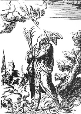 Mercurio-Hermes como "divinus amator". Achille Bocchi, Symbolicae quaestiones, 1574.