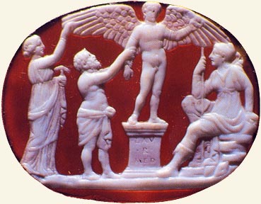 Ícaro. Camafeo romano