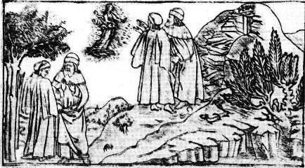 Iniciación 3 - Dante y Virgilio enviado por la dama celeste