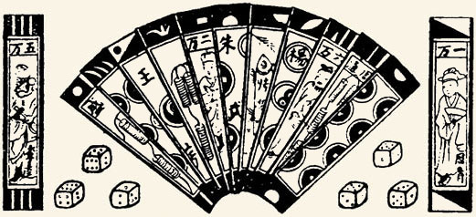 Juego chino de cartas y dados