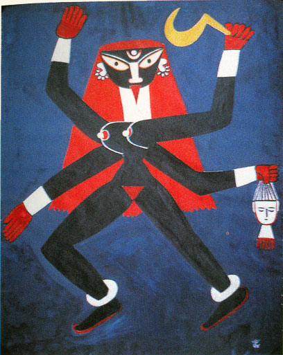 La diosa Kali. Sudha Mookerjee, 1954.