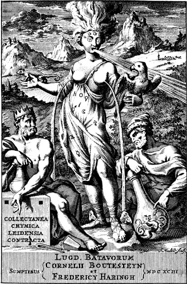 La Virgen de los filósofos.C. L. Morley, Collectanea chymica leydensia, Lugduni Batavorum, 1693