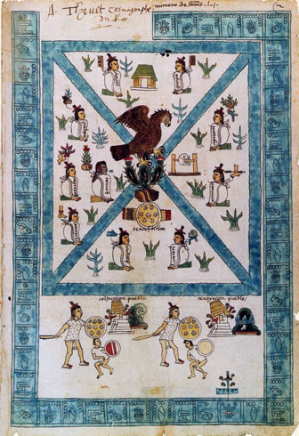 Fundación de México. Códice Mendoza, pág. 2