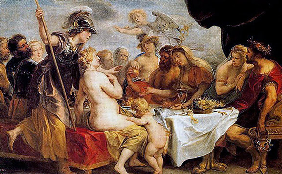 Jacob Jordaens, Boda de Tetis y Peleo, 1637. Museo del Prado, Madrid.