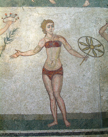 Mosaico romano. Palacio de Casale, c. 305, Sicilia.