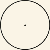 Símbolo astrológico y alquímico del Sol.