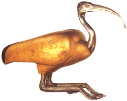 Ibis. Figura en bronce. Museo Británico, Londres.