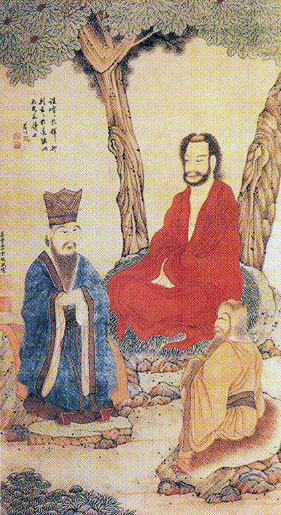 Lao-Zi y Confucio.